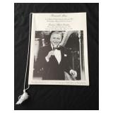 Frank Sinatra memorial service funeral program