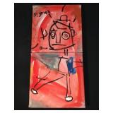 2 panel oil painting on canvas