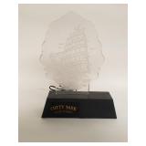 Vintage Cutty Sark scotch whiskey lighted bottle