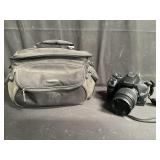 Canon EOS XSi camera, canon zoom lens EF-S