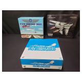 3 die cast model airplanes Calibre Wings Red