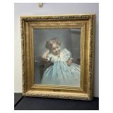 Antique enhanced photo print of Mary Eva Shelley