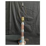 Art Deco machine style lamp