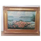 Signed Judd Gallet oil on canvas in gilt frame