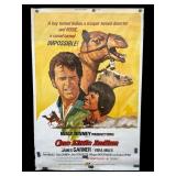 Large 1973 One Little Indian Walt Disney poster