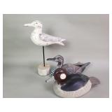 3 vintage duck decoys
