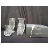 Collection of Waterford crystal, candle stick, etc