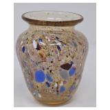 Vintage hand-blown Murano style art glass vase