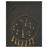 Vintage Asian metal wind chime