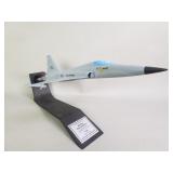 Topgun F-5E fighter jet wood model