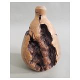 Vintage burl wood bud vase