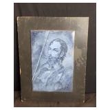 vintage signed  J. Ritter enamel on porcelain Don