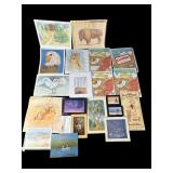 Lot of Robbin Lee Day watercolor & oil paintings