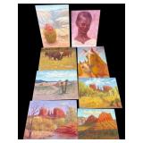 Lot of Robbin Lee Day signed oil paintings