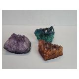 Three quarz rock  specimen