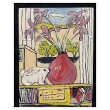 Oil on wood board painting by Shirley Price