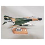 F-4D Phantom 2 wood model airplane