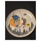 Vintage 1966 batman and Robin plate