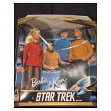 Vintage 1996 barbie and Ken star trek giftset