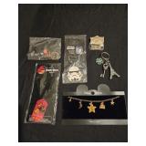 Lot of 6 assorted collectibles jewelry pins etc