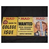 Lot of 3 Vintage 1969 and 1966 MAD magazines