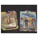 Lot of 2 collectible toys seaquest and teenage