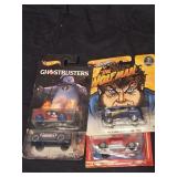 Lot of 4 collectible toy cars