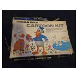 Vintage 1960 Disney Donald Duck cartoon kit