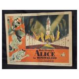 Vintage 1951 Walt Disney Alice in Wonderland