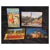 Lot of 4 Disney postcards