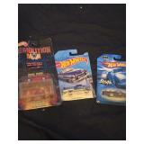 Lot of 3 collectible hot wheels cars