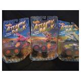 Vintage 1992 lot of 3 hotwheels attack pack