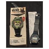 Lot of 2 star wars collectible watches