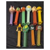 Lot of 10 assorted pez collectibles
