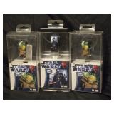 Lot of 3 Star Wars Bluetooth headsets