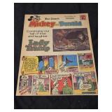 Vintage 1975 Walt Disney Mickey and Donald comic