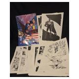 Vintage 1984 Superman profolio