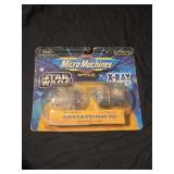 Vintage 1995 Star Wars micro machine x ray fleet
