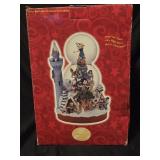 Disney Tinker Bell lights Christmas snow globe