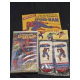 Lot of 3 Spider-Man collectibles socks, sticker,