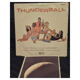 Lot of 2 collectibles vinyl and picture of moon