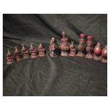 Alice in Wonderland chess pieces Anne Carlton (12)