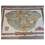 Vintage Disneyland map poster