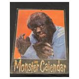 Vintage 1966 monster calandar
