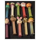 Lot of 10 pez collectibles