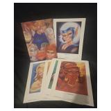 Vintage 1980 signed ElfQuest gallery of portraits