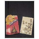 Lot of 2 collectible items vintage 1976 Barbie