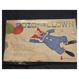 Vintage 1963 bozo the clown colorforms toy