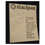 Vintage 1979 reach out signed