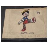 Vintage 1940 original celluloid from Pinocchio